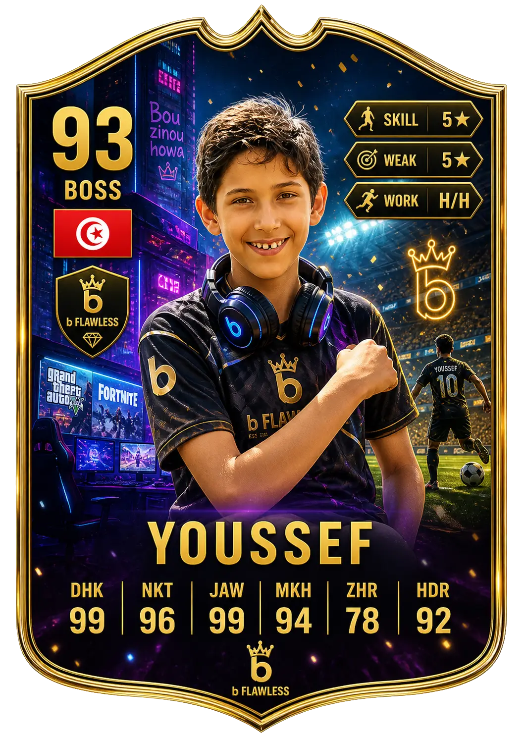YOUSSEF - يوسف المايسترو كارت فيفا تونسية